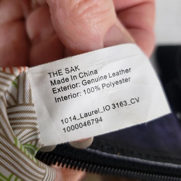 The Sak Crossbody Bag Womens Multicolored Laurel Pebbled Leather Handbag Purse - Picture 16 of 16